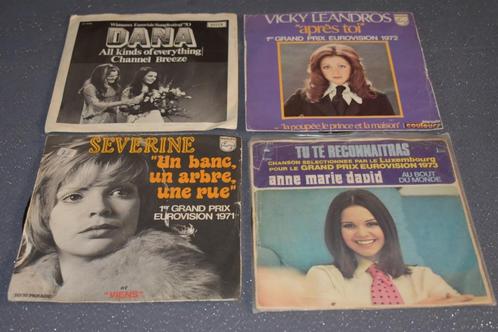 Winnaars SONG FESTIVALS vanaf 1970 tot 1990 op 45t, Cd's en Dvd's, Vinyl Singles, Zo goed als nieuw, Single, Pop, 7 inch, Ophalen of Verzenden