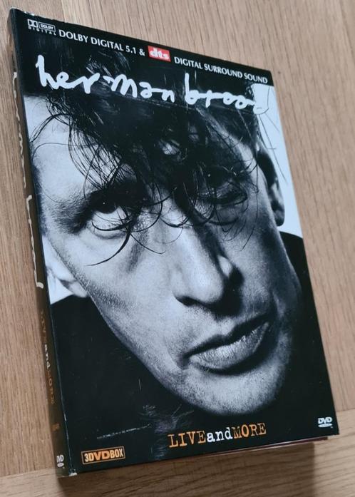 HERMAN BROOD - Live and more (3DVD Boxset), Cd's en Dvd's, Dvd's | Muziek en Concerten, Muziek en Concerten, Boxset, Vanaf 16 jaar