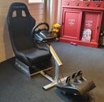 Playseat zwart leer + Logitech G29, Games en Spelcomputers, Games | Sony PlayStation 5, Ophalen, Refurbished