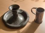 2 tinnen voorwerpen., Antiek en Kunst, Ophalen of Verzenden