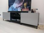 Ikea TV meubel met 3 ladeschuiven zwart- beige., Huis en Inrichting, Ophalen, 150 tot 200 cm, Zo goed als nieuw, Minder dan 100 cm