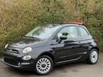 Fiat 500C 1.2i+AIRCO+NAVI+JANTES+EURO 6 (bj 2019), Auto's, 4 zetels, Stof, 4 cilinders, Zwart