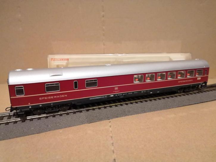 Voiture DB WRumh 132 Speisewagen Fleischmann 5105 K H0, Hobby en Vrije tijd, Modeltreinen | H0, Gebruikt, Wagon, Gelijkstroom