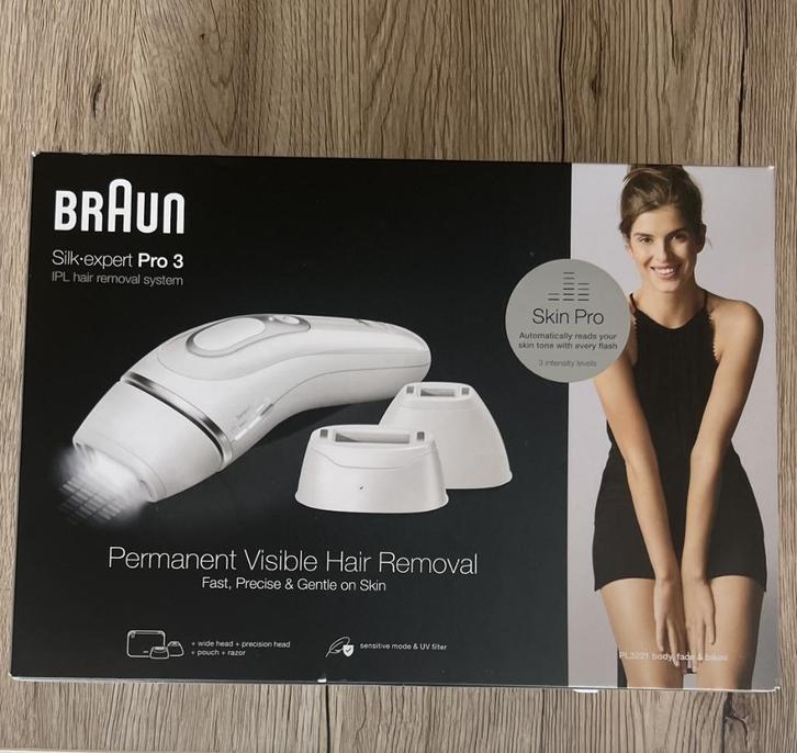 Braun Silk-expert Pro3 IPL, Elektronische apparatuur, Persoonlijke Verzorgingsapparatuur, Zo goed als nieuw, Scheren en Epileren