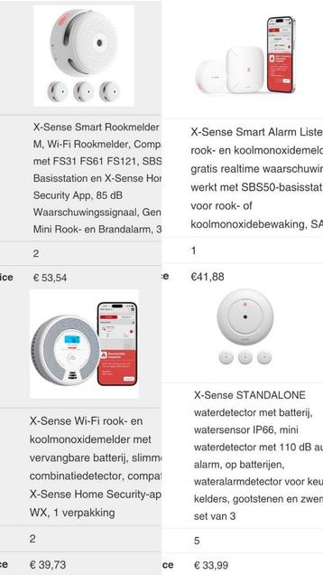 Brandalarm X-Sense draadloze netwerkrookmelder beschikbaar voor biedingen