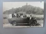 foto Oldtimer auto garage Costallat Lourdes, Verzamelen, Foto's en Prenten, Verzenden, Foto, Buitenland, Zo goed als nieuw