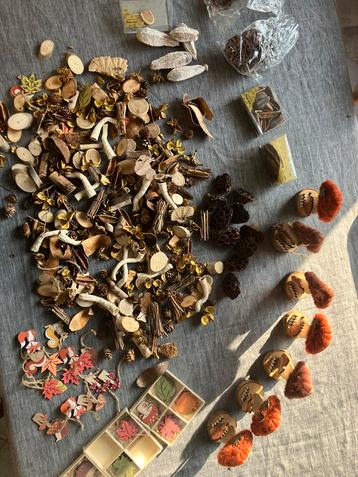 Groot lot herfstdecoratie beschikbaar voor biedingen