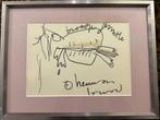 Herman Brood  Titel : Broodje  Stift Tekening op papier Gesi, Antiek en Kunst, Ophalen