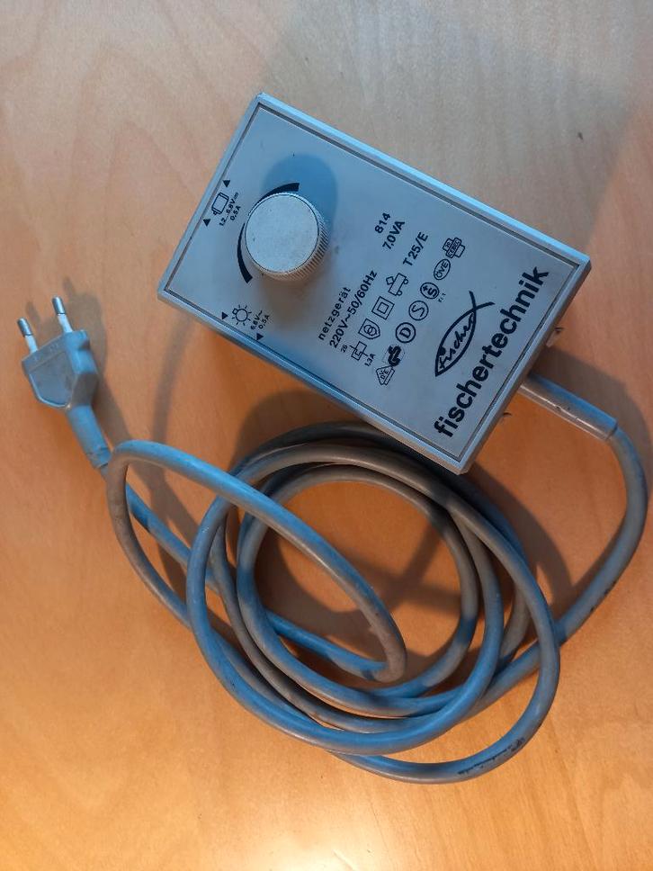 Transformator Fischertechnik, Kinderen en Baby's, Speelgoed | Educatief en Creatief, Gebruikt, Bouwen, Elektronica, Ophalen of Verzenden