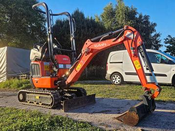 Minipelle Kubota U10-5 1050kg, Articles professionnels, Enlèvement, Excavatrice