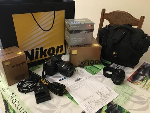 Reflex Nikon D7100 + Tamron 15-50mm F2.8 et nikon 50mm F1.4, Audio, Tv en Foto, Fotocamera's Digitaal, Gebruikt, Spiegelreflex