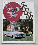 Oude auto folder ford 1953, Boeken, Auto's | Folders en Tijdschriften, Ophalen of Verzenden, Zo goed als nieuw, Ford