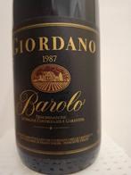 Barolo Giordano 1987 DOCG  0.75 CL, Zo goed als nieuw, Rode wijn, Vol, Italië