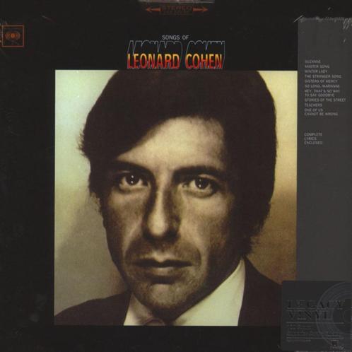 Leonard Cohen - Songs Of Leonard Cohen (NIEUW) (581169341), CD & DVD, Vinyles | Pop, Neuf, dans son emballage, 1980 à 2000, 12 pouces