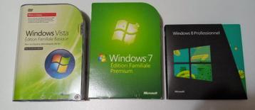 Lot d'ancien Windows en boîte beschikbaar voor biedingen