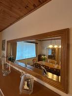 Grote houten horizontale spiegel, Huis en Inrichting, Woonaccessoires | Spiegels, Ophalen, Zo goed als nieuw