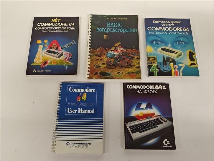 A7015 Boeken Voor De Commodore 64 [5 stuks], Boeken, Hobby en Vrije tijd, Gelezen, Ophalen of Verzenden