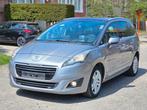 PEUGEOT 5008 1.6 HDI EURO 5 PANORAMADAK, Auto's, Peugeot, 87 kW, Zwart, Bedrijf, 1560 cc