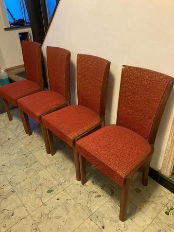 4 stoelen ART DECO stijl