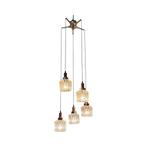 1960s vintage pendellamp, Gebruikt, Glas, Ophalen of Verzenden, Scandinavisch, modern