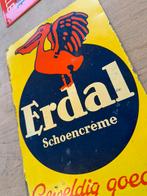 Erdal schoencrème reclamebord, Ophalen of Verzenden, Gebruikt, Reclamebord