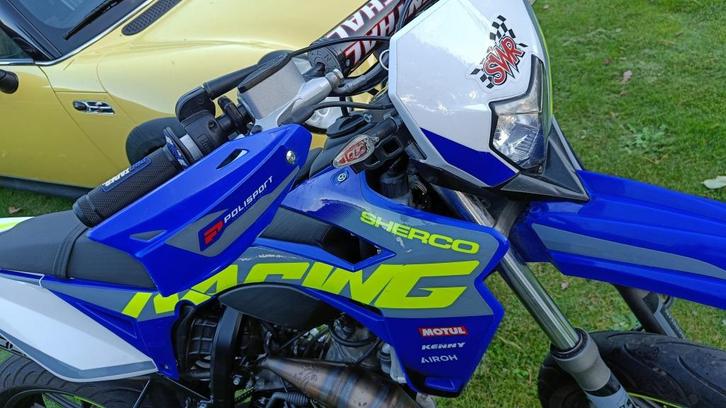 Sherco SM-R 50 Racing met garantie, Fietsen en Brommers, Brommers | Crossbrommers, Zo goed als nieuw, Overige merken, Ophalen