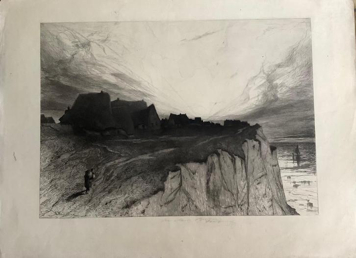 3 Gravures -Foulquier, Jean Antoine Valentin (1822 - 1996), Antiquités & Art, Art | Eaux-fortes & Gravures, Enlèvement ou Envoi