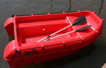 Whaly roeiboot / motorboot van onverwoestbaar polyethyleen 