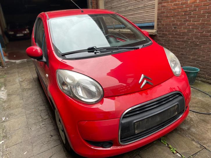 C1, Auto's, Citroën, Bedrijf, Te koop, C1, Benzine, Euro 4, Coupé, 3 deurs, Handgeschakeld, Rood, Zwart, Stof, Voorwielaandrijving