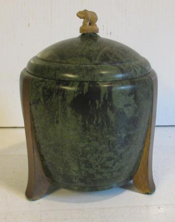 originele art deco bakelieten tabakspot EBENA Wijnegem beschikbaar voor biedingen
