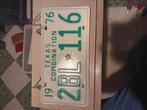 Texas nummerplaten, Ophalen