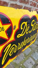 Plaque en émail De Ster., Enlèvement, Utilisé, Panneau publicitaire