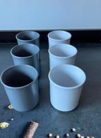 6 tasses sans oreilles, Collections, Enlèvement, Comme neuf, Porcelaine, Autres types