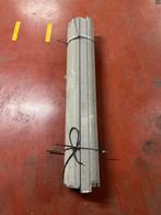 Elektrische Aluminium Rolluik met geleiders H252/B122, Ophalen, Gebruikt, 100 tot 150 cm, 200 cm of meer