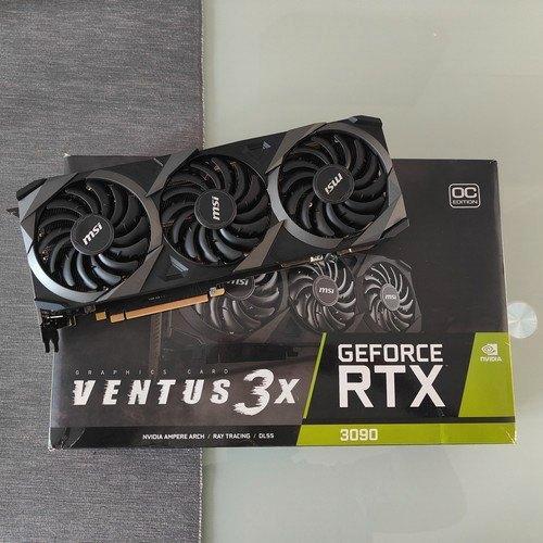 Ruilen: MSI RTX 3090 VENTUS 3x OC voor een RTX 3090 TURBO, Computers en Software, Videokaarten, Gebruikt, Nvidia, PCI-Express 4.0