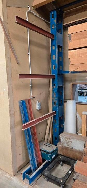 Armstelling met verstelbare armen gebruikte draagarmstelling, Doe-het-zelf en Bouw, IJzerwaren en Bevestigingsmiddelen, Gebruikt