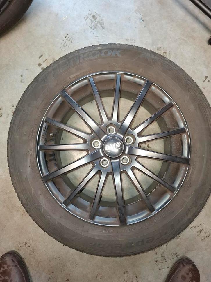4 lichtmetalen 17 inch velgen CMS, Auto diversen, Auto-accessoires, Zo goed als nieuw, Ophalen