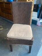 Chaises en rotin avec galets ( lot de 6), Osier ou Rotin, Brun, Enlèvement, Cinq, Six Chaises ou plus