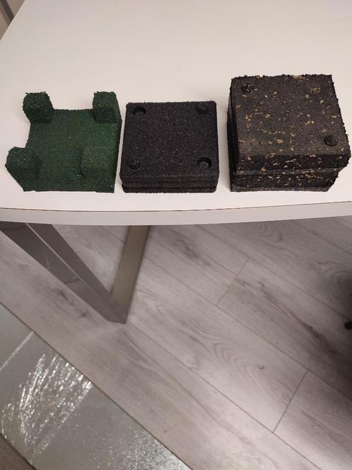 rubberen uitvulblokken voor binnen en  buiten gebruik, Doe-het-zelf en Bouw, Vloerdelen en Plavuizen, Nieuw, Ophalen