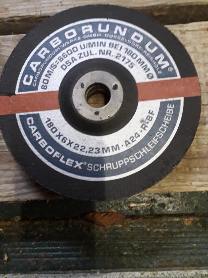 Disques pour ébarbage métal diamètre 230 et 180, Doe-het-zelf en Bouw, Metalen, Nieuw, IJzer, Ophalen