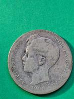 1900 Espagne 1 peseta en argent Alphonse XIII, Envoi, Autres pays, Monnaie en vrac, Argent