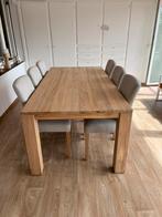 Table en bois de teck, Maison & Meubles, Comme neuf, Rectangulaire, Teck, Enlèvement ou Envoi
