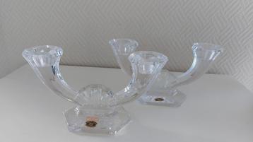 2 Kaarsenhouders in Kristal
Val S'Lambert
Cristal beschikbaar voor biedingen