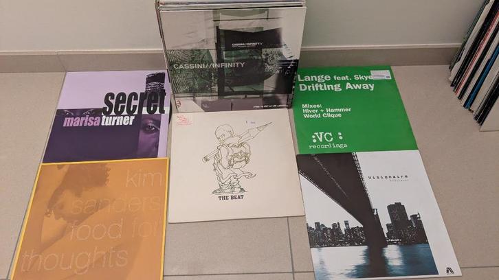 Lot van 50 Techno, Trance, House, Hardcore LP's / Maxis, Cd's en Dvd's, Vinyl | Dance en House, Zo goed als nieuw, Techno of Trance