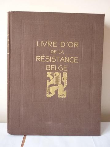 WWII - Livre d'or de la résistance Belge beschikbaar voor biedingen