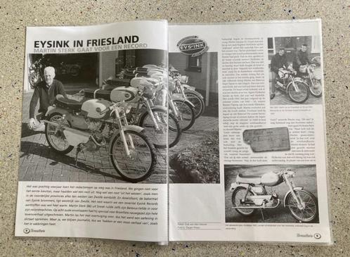 Unieke Map met documentatie Eysink bromfiets Brommers, Fietsen en Brommers, Handleidingen en Instructieboekjes, Verzenden