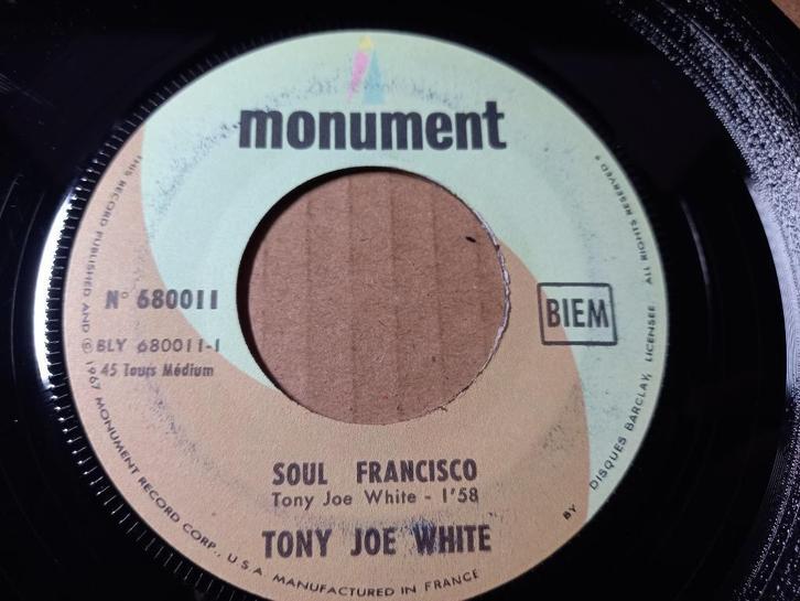 Tony Joe White ‎– Soul Francisco / Whompt Out On You '7, Cd's en Dvd's, Vinyl Singles, Zo goed als nieuw, Single, Overige genres