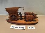 mooi kunstwerkje in hout van 18 cm lang, slechts 12 €, Antiek en Kunst, Ophalen of Verzenden