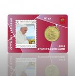 Coincard 47 avec timbre Vatican 2023, Timbres & Monnaies, Monnaies | Europe | Monnaies euro, Autres valeurs, Série, Enlèvement ou Envoi