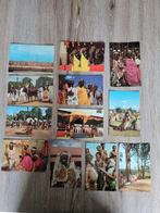 12 ansichtkaarten bezoek Congo Koning Boudewijn 1955, Ophalen of Verzenden